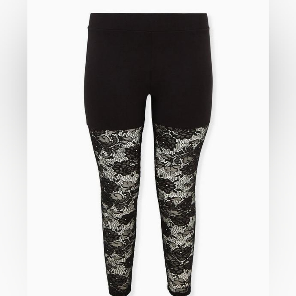 Torrid lace leggings full length